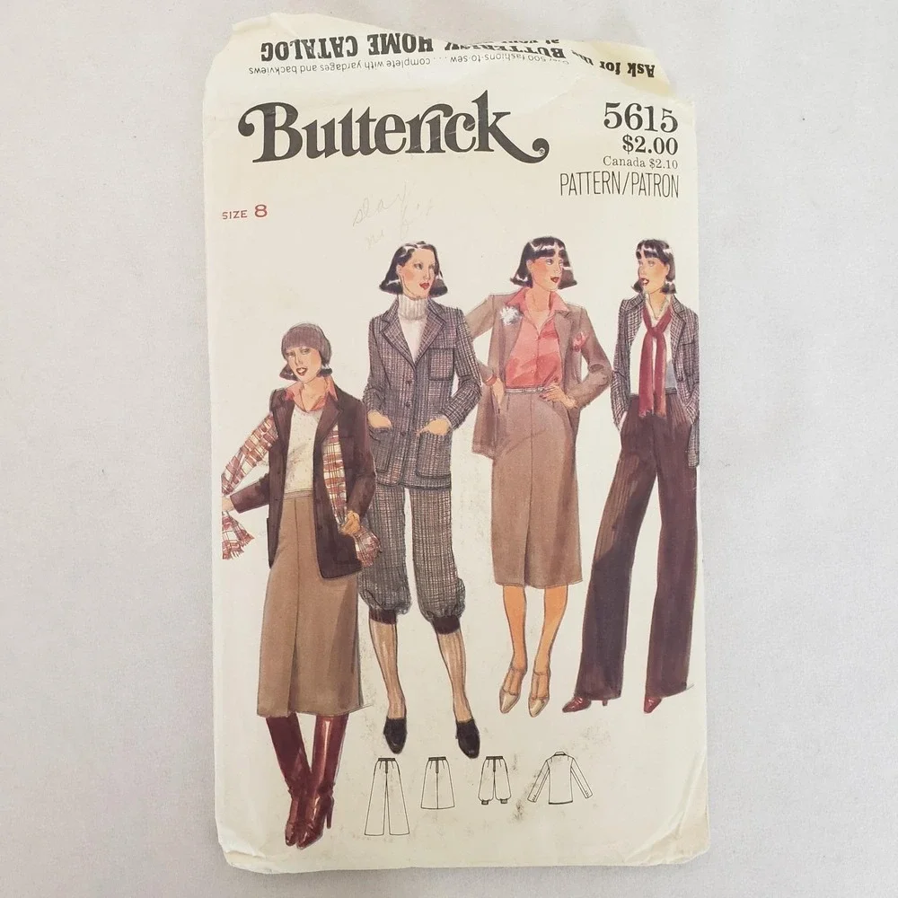 Lot Of 15 Vintage 1970s Sewing Patterns. Uncut. Most Womens Size 6 & 8 Small Med